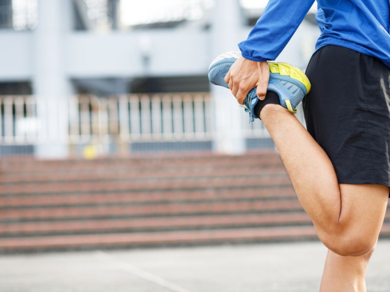 Calentamiento y estiramientos antes de correr